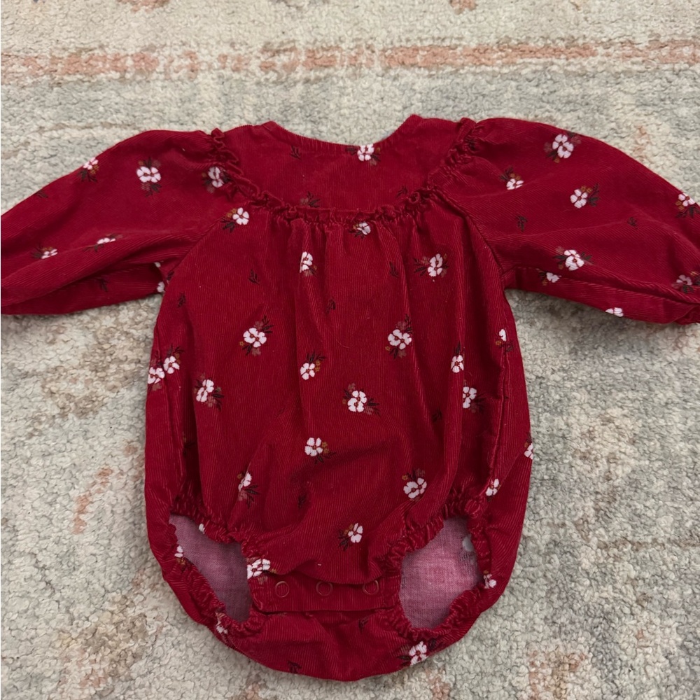 Carter's Red Baby Bubble Outfit
